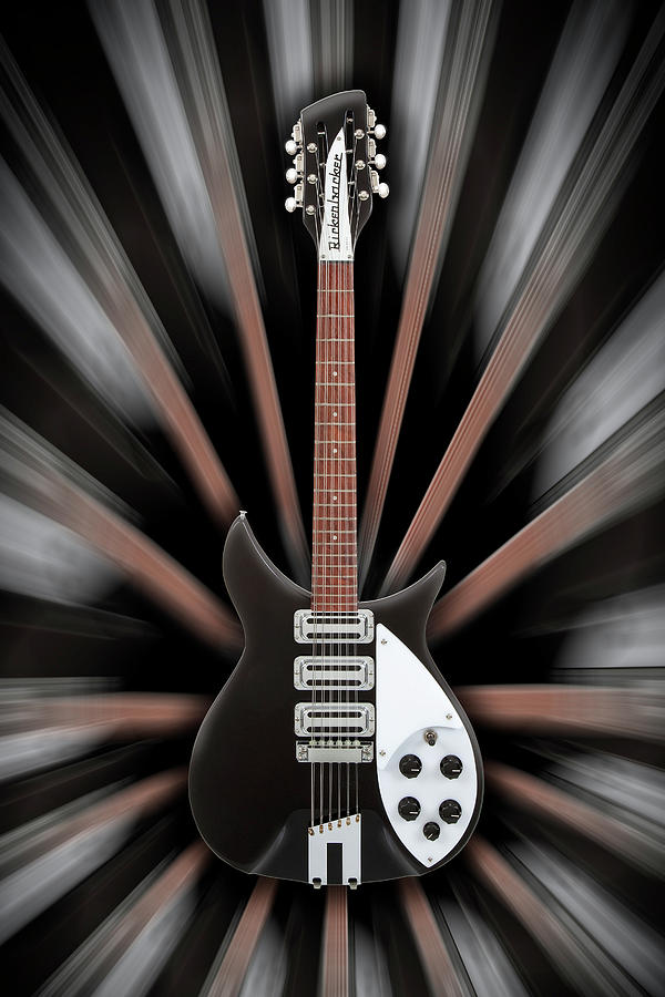 Starburst Guitar 7 Photograph by Mike McGlothlen