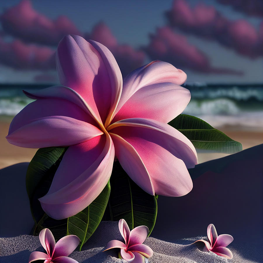 Starburst of Pink Plumeria II Photograph by Athena Mckinzie - Fine Art ...