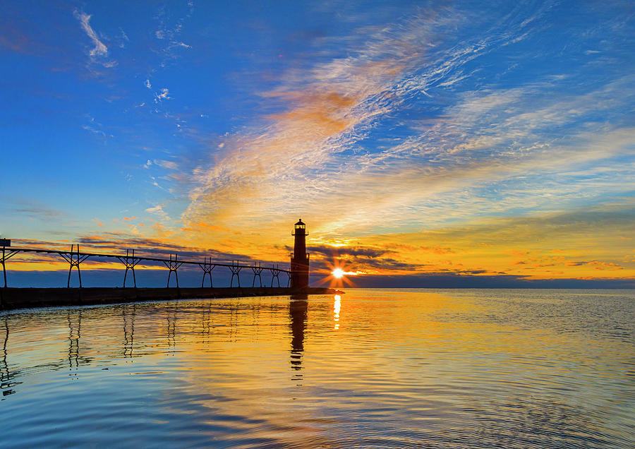 Starburst sunrise breaks through clouds Photograph by James Brey - Fine ...