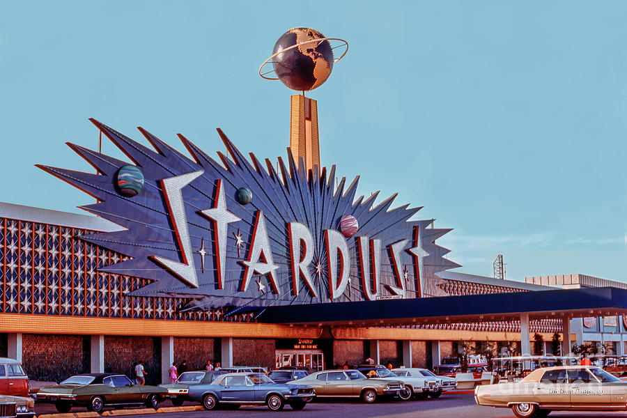 Stardust Casino Facade in the Afternoon 1970s Photograph by Aloha Art