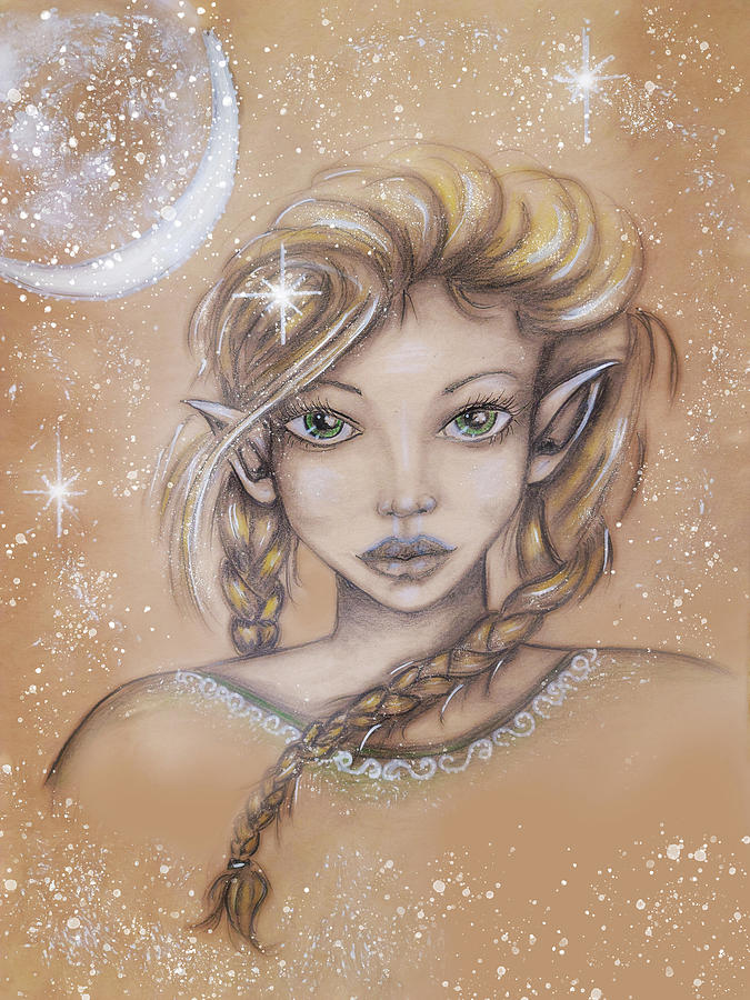 Stardust Fae Drawing by Diana Haronis