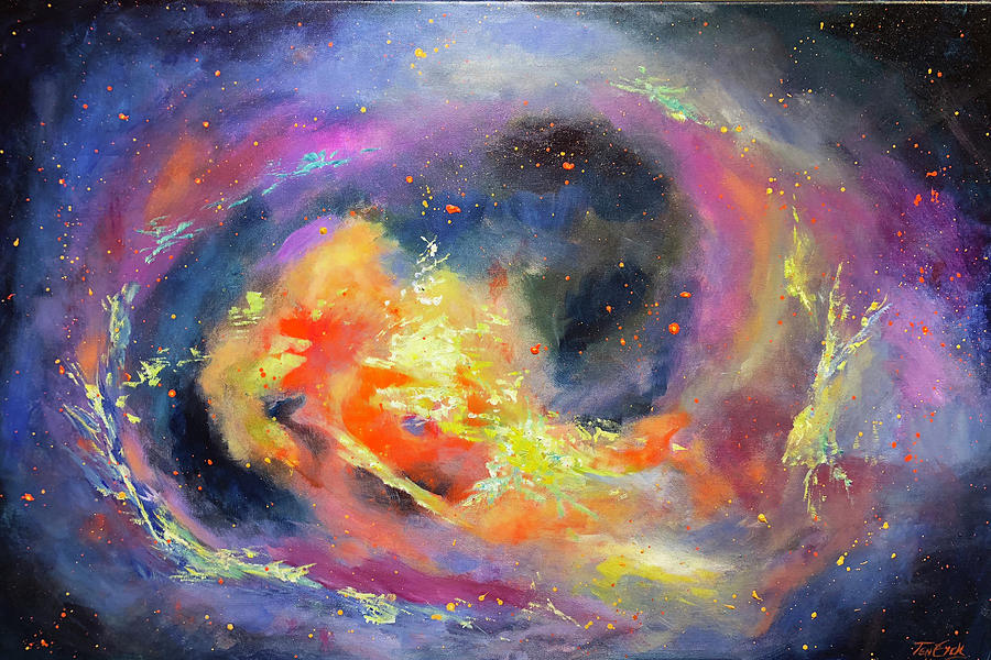 Stardust Painting by Gretchen Ten Eyck Hunt