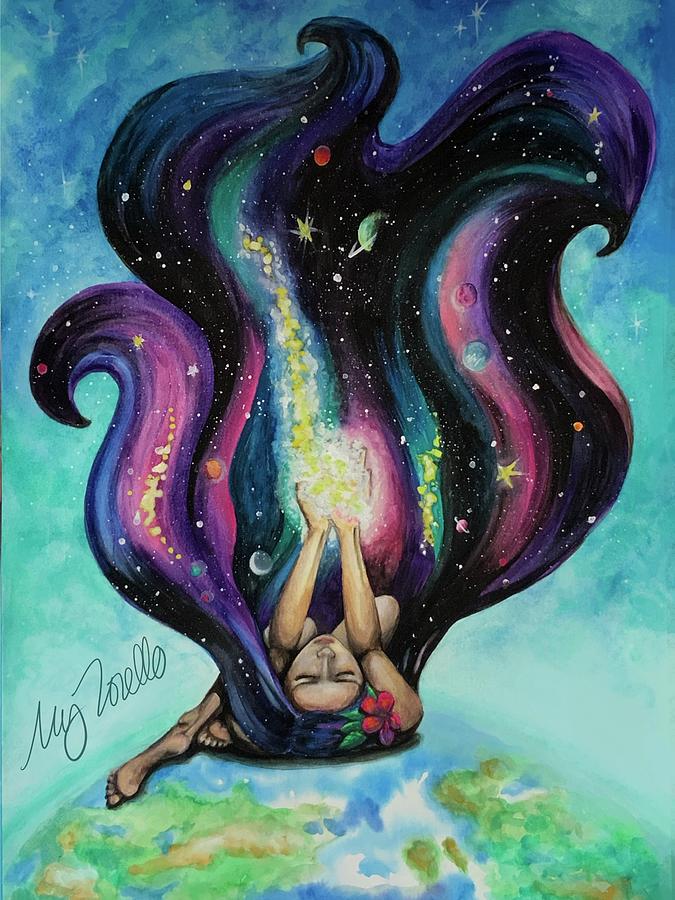 Stardust Painting by Megan Torello