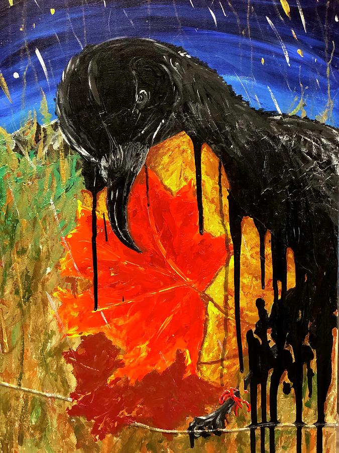 Starfall Painting by Bethany Beeler