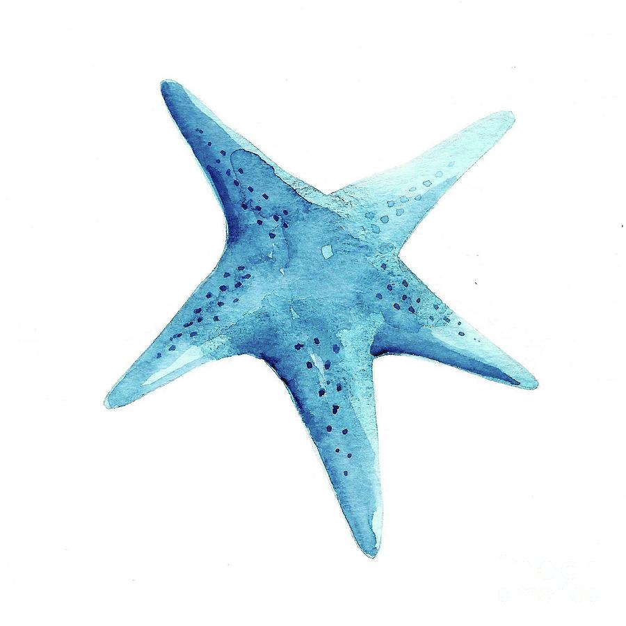 Starfish Painting by Lucia Stewart