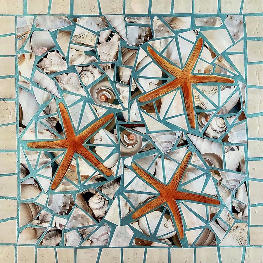 Starfish Mosaic Mixed Media By Dana Roper Fine Art America