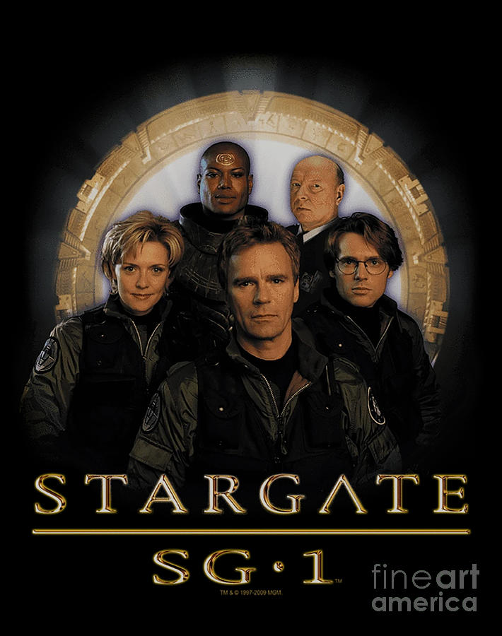 Stargate Sci Fi Sg1 Team Digital Art by Michael Hoffnung - Fine Art America