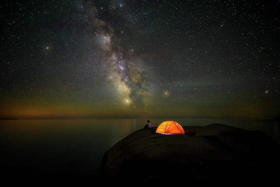 Stargazing Photograph by Henry w Liu
