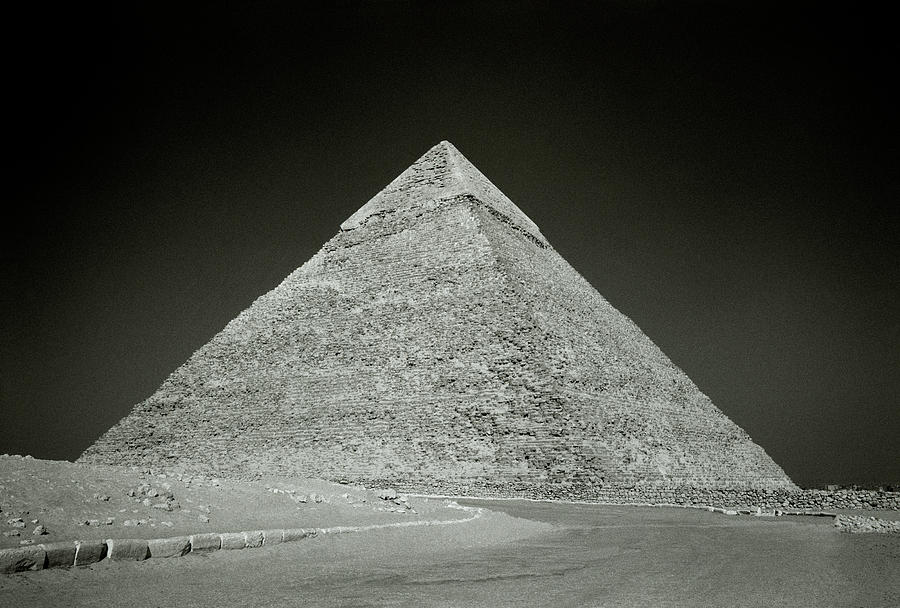 Stark Khafre Pyramid Photograph by Shaun Higson