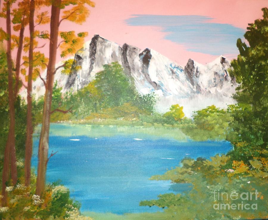 Starlet Oasis Painting # 394 Painting by Donald Northup