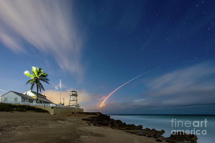 Starlink Early Morning Launch Photograph by Tom Claud