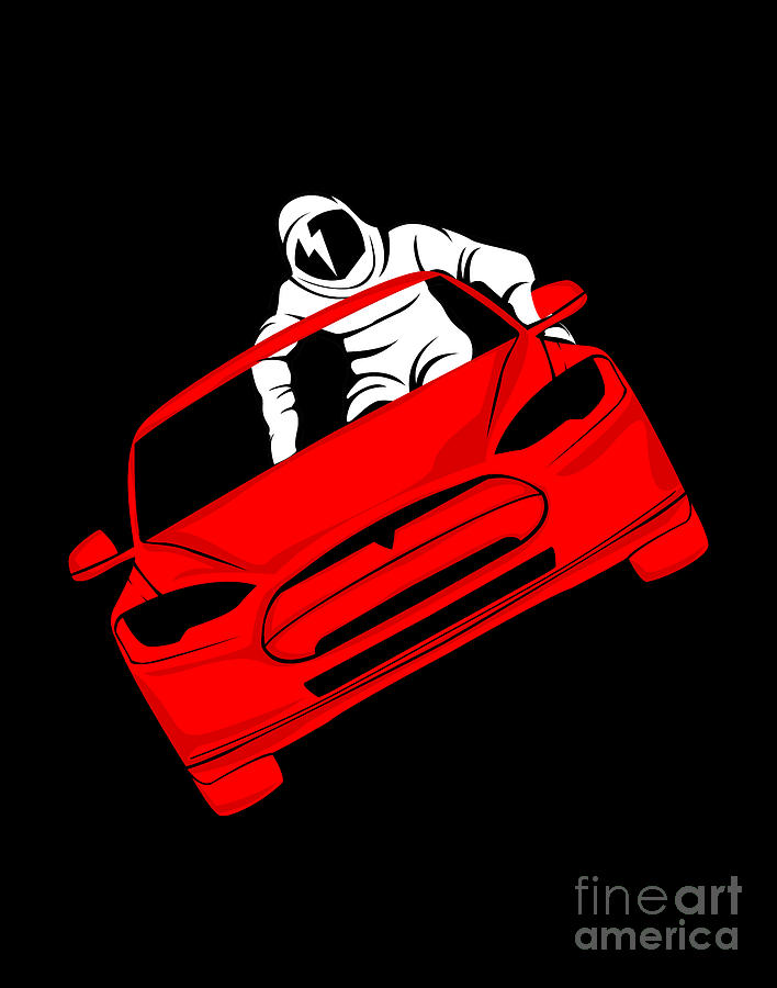 Starman in a Roadster - Tesla and SpaceX Inspired Coffee Mug by Mike G -  Fine Art America