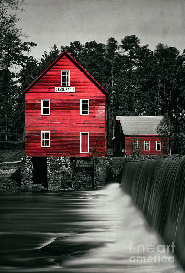 Starrs Mill Photograph by Doug Sturgess