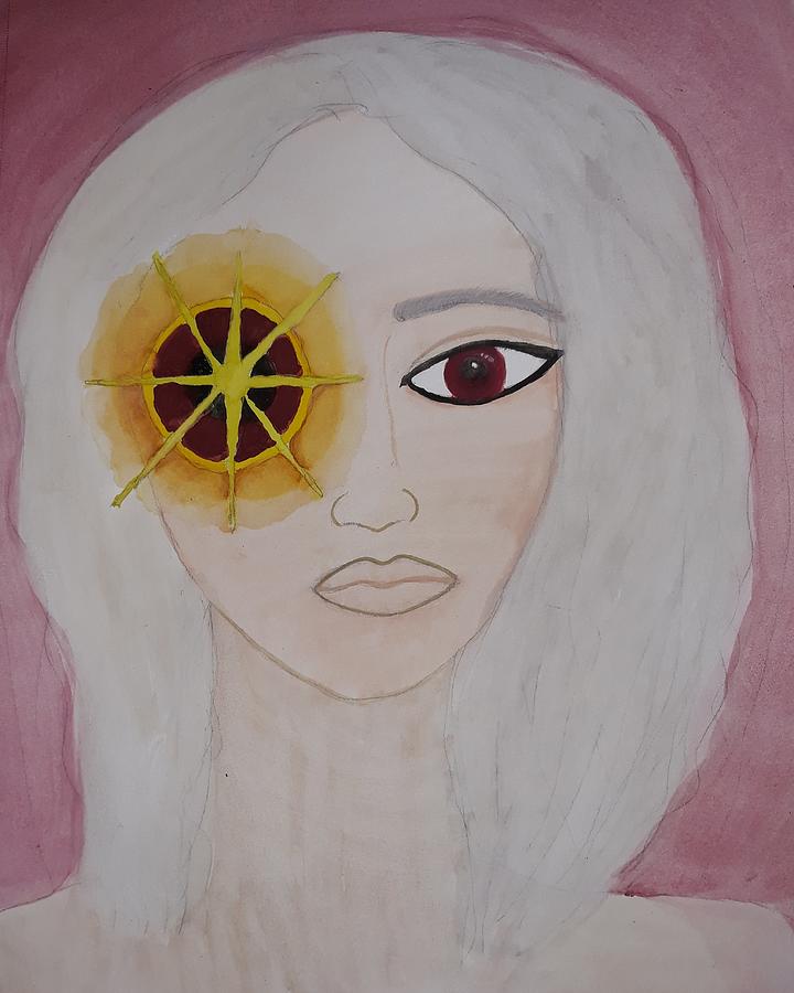 Starry-eyed, Version 2 Painting by Vale Anoai
