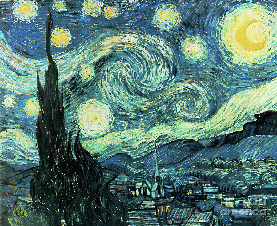 Starry Night by Van Gogh Painting by Jack Torcello
