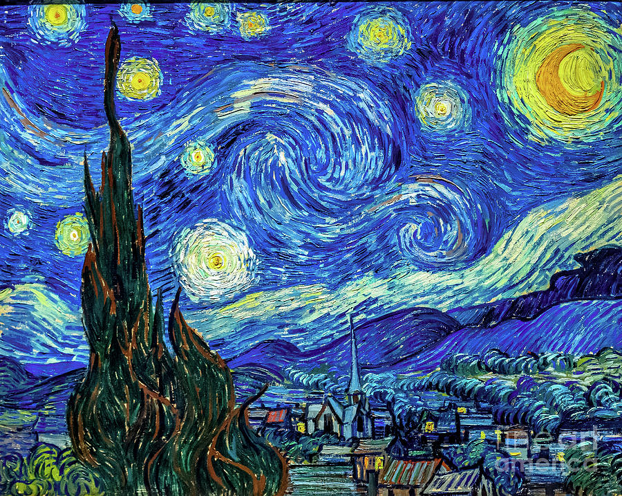 Image result for vincent van gogh starry night