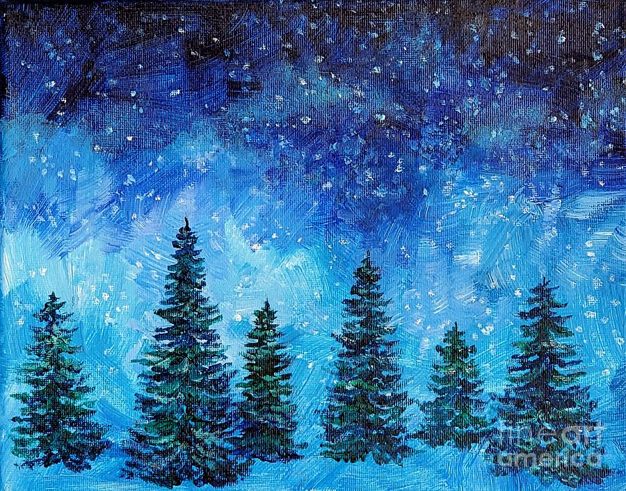 Starry Night Painting by Deborah Ronglien