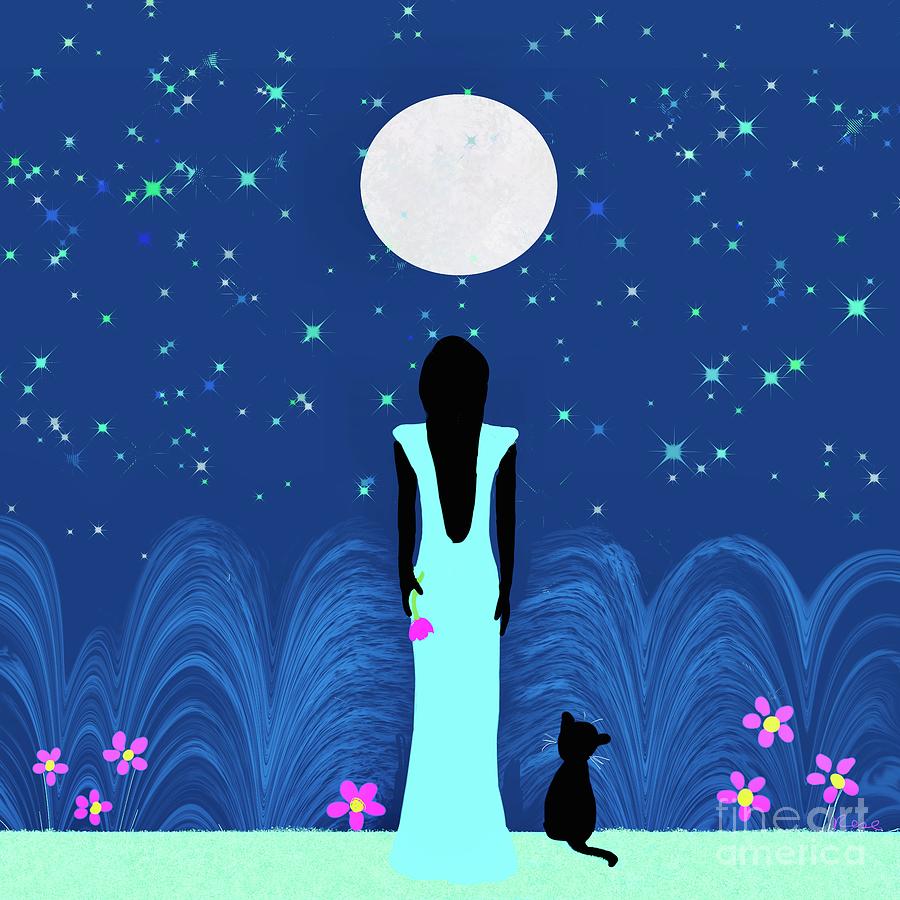 Starry night Digital Art by Elaine Rose Hayward Starry night Digital Art by Elaine Rose Hayward