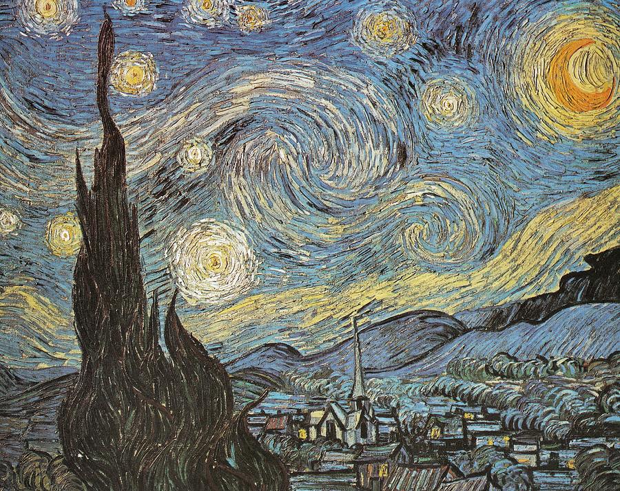 Starry night Painting by Vincent van Gough - Fine Art America