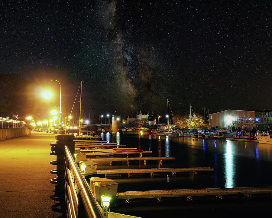 Starry River Night Photograph by Scott Olsen