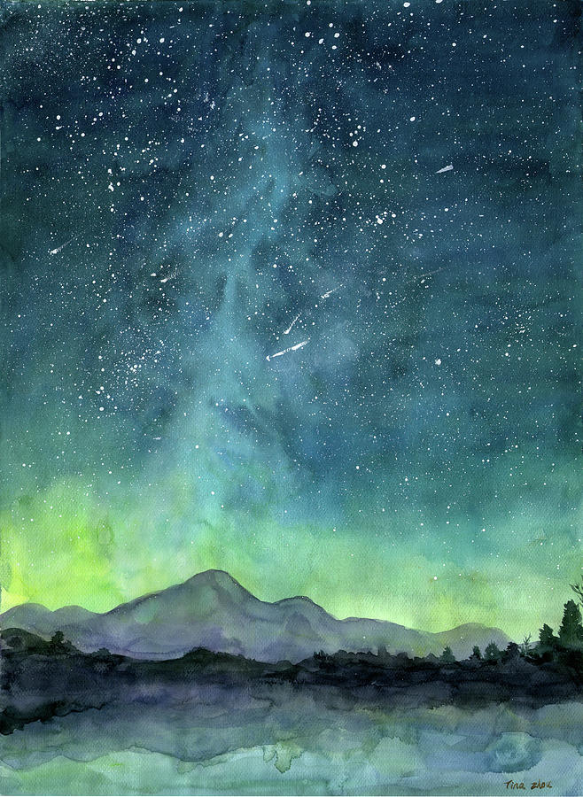 Starry Sky 2 Painting by Tina Zhou