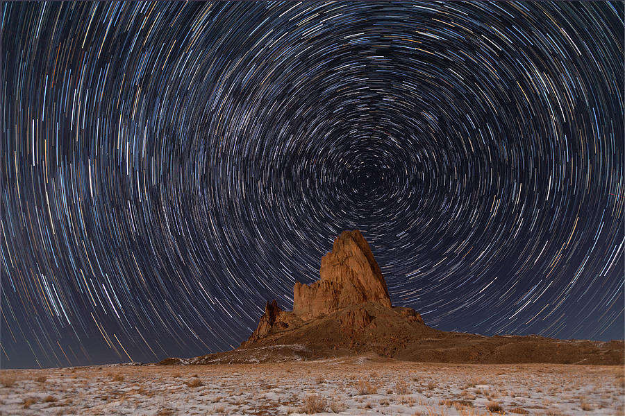 Starry Winter Night Photograph By Honora Bauman - Fine Art America