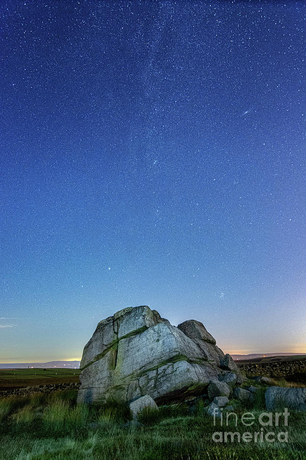 Stars Above The Hithing Stone Photograph