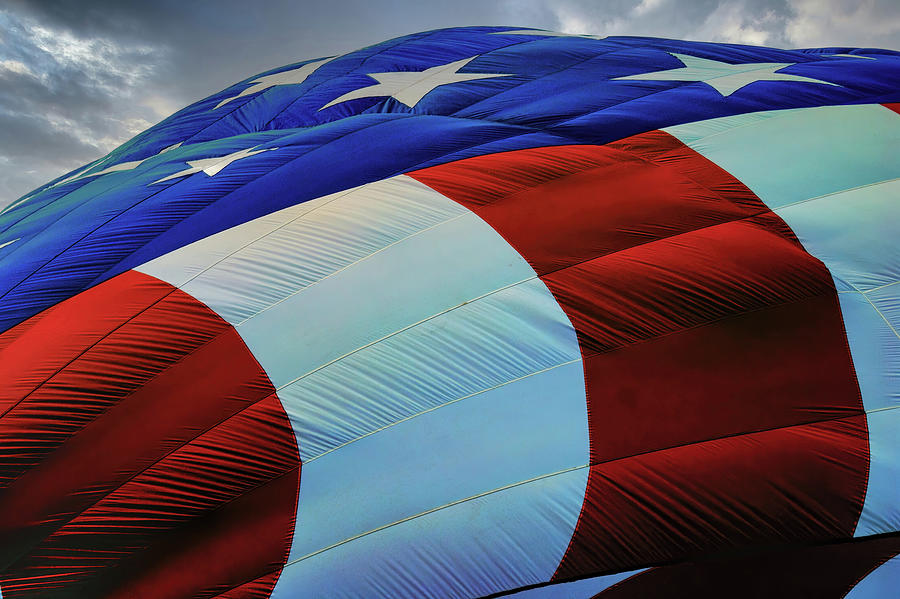 Stars And Stripes Balloon Photograph
