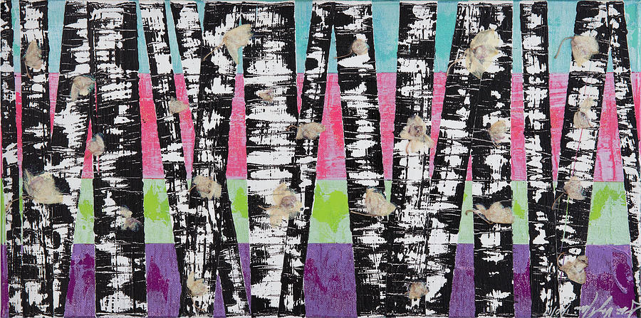 Stars Mixed Media - Stars And Trees by AliciaKay Stars Mixed Media - Stars And Trees by AliciaKay