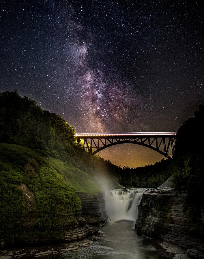 Stars over Genesee Arch Photograph by Guy Coniglio