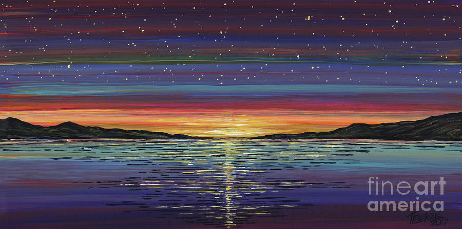 Stars Rising Painting by Tracy Levesque