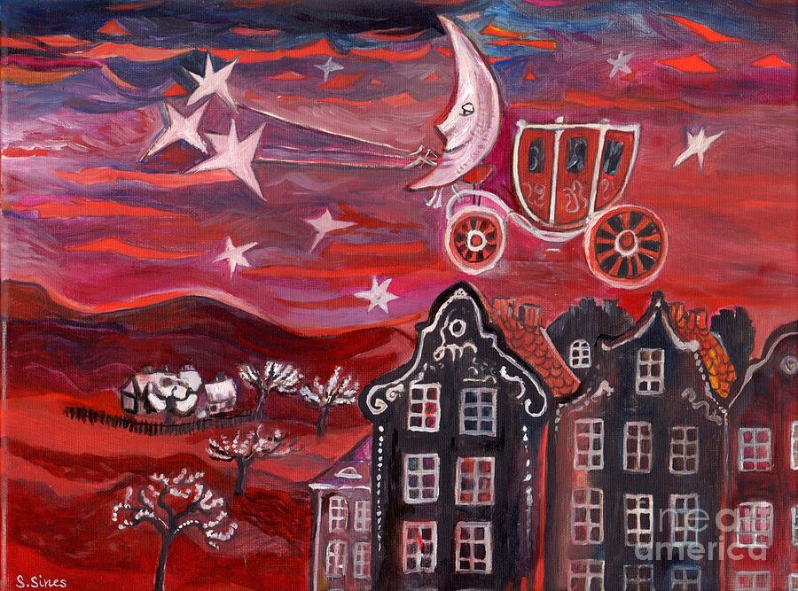 Fantasy Painting - Stars Wandered At Night by Suzann Sines