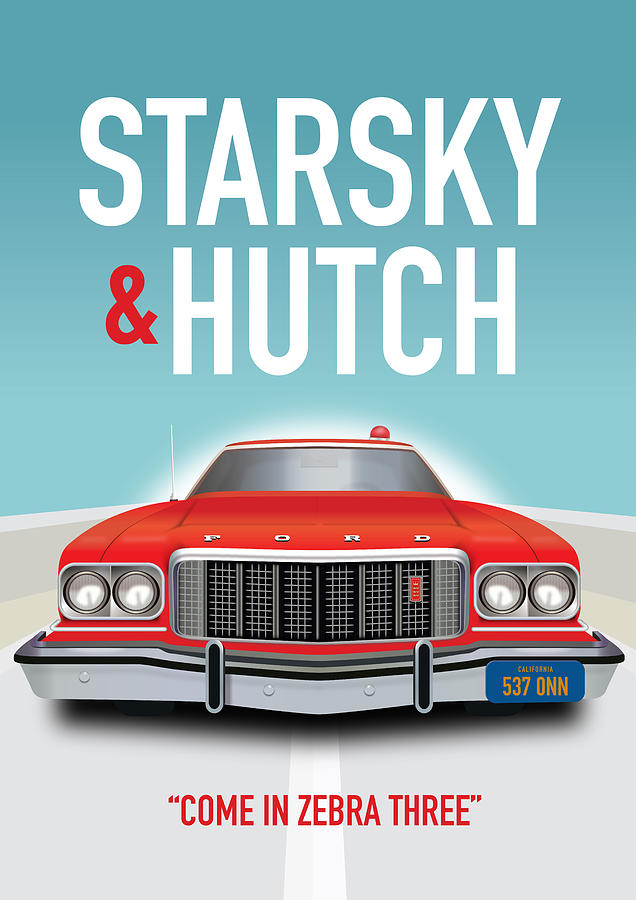 Starsky and Hutch - Alternative Movie Poster Digital Art by Movie Poster Boy