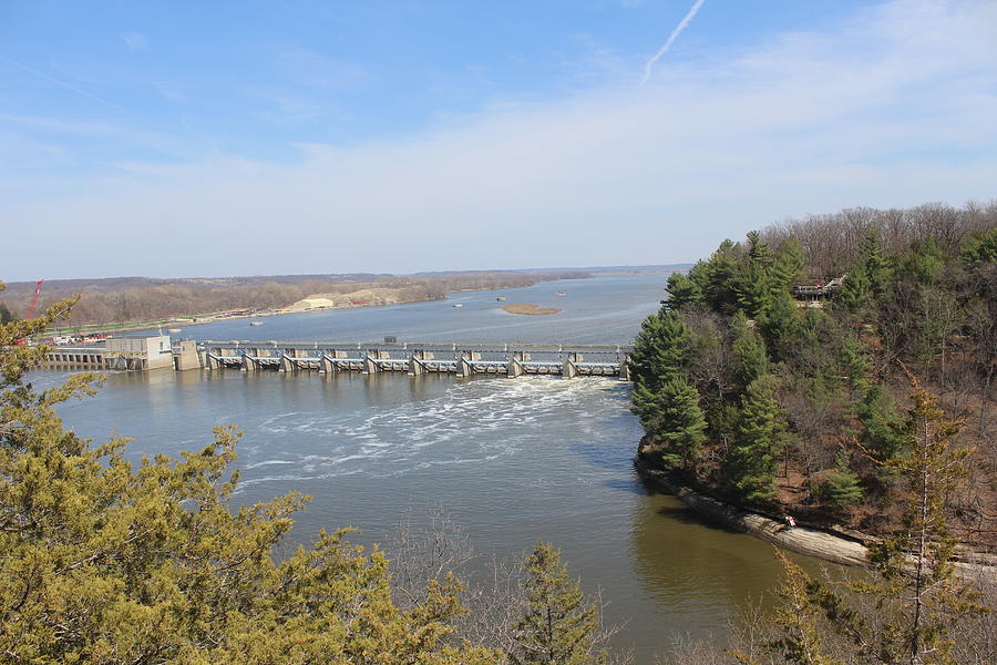Starved Rock State Park Photograph - Starved Rock Lock And Dam by Callen Harty Starved Rock State Park Photograph - Starved Rock Lock And Dam by Callen Harty