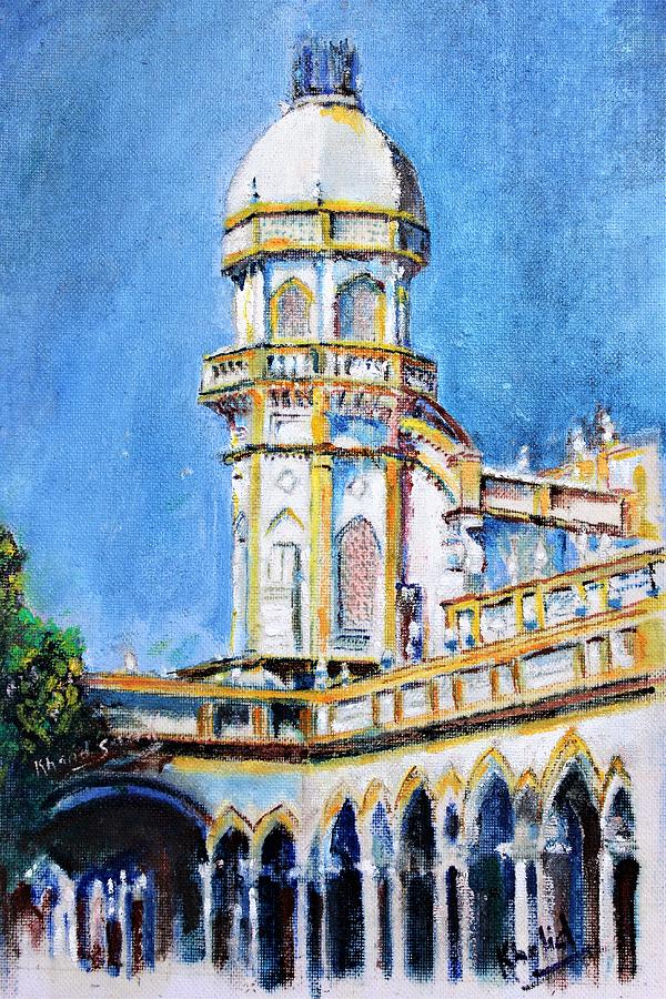 State architecture Painting by Khalid Saeed