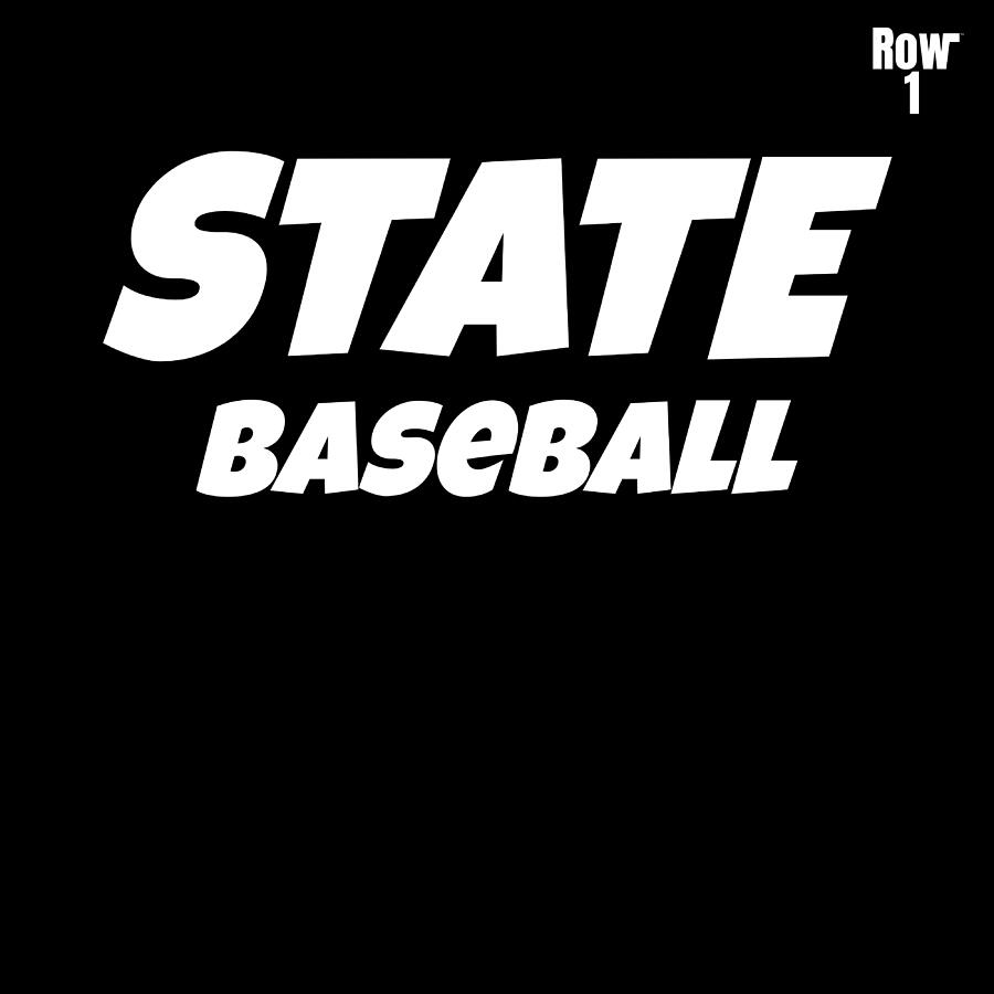 State Baseball 2 Digital Art by Row One Brand