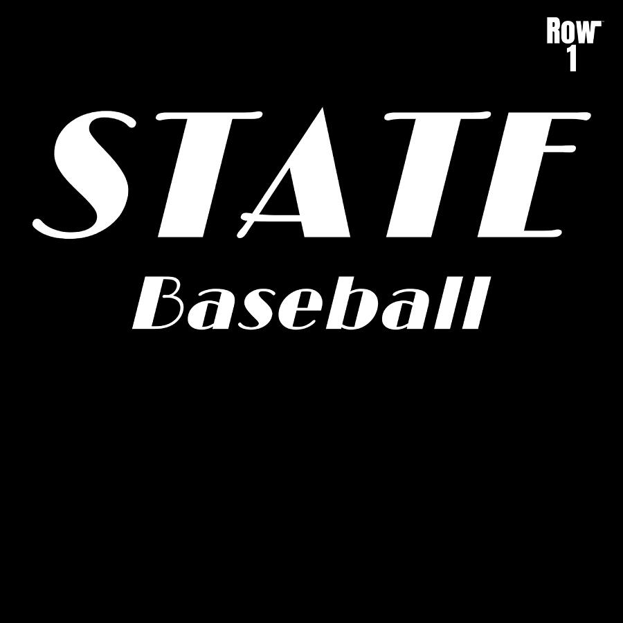 State Baseball Digital Art by Row One Brand