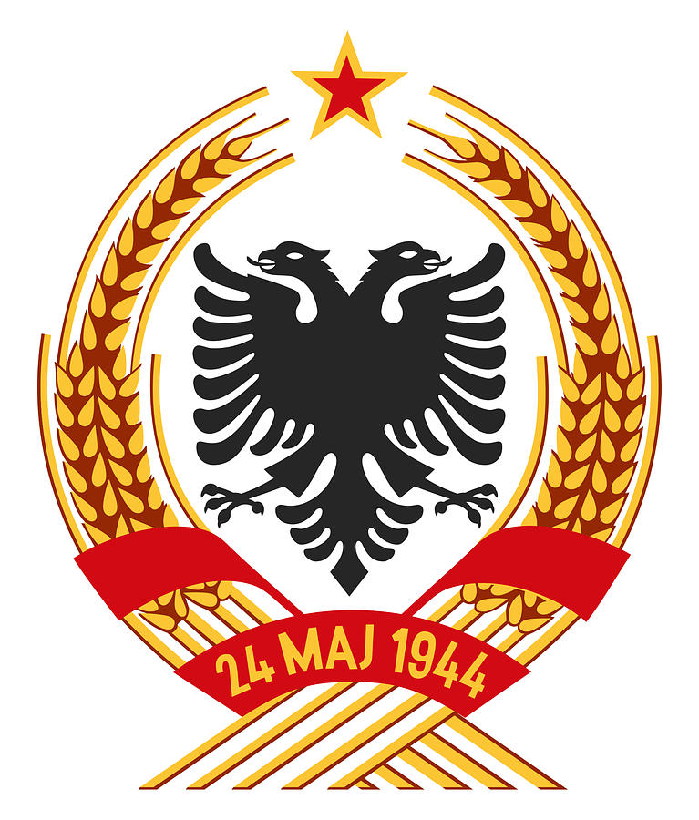 State Emblem of the People's Republic of Albania Digital Art by A Z ...