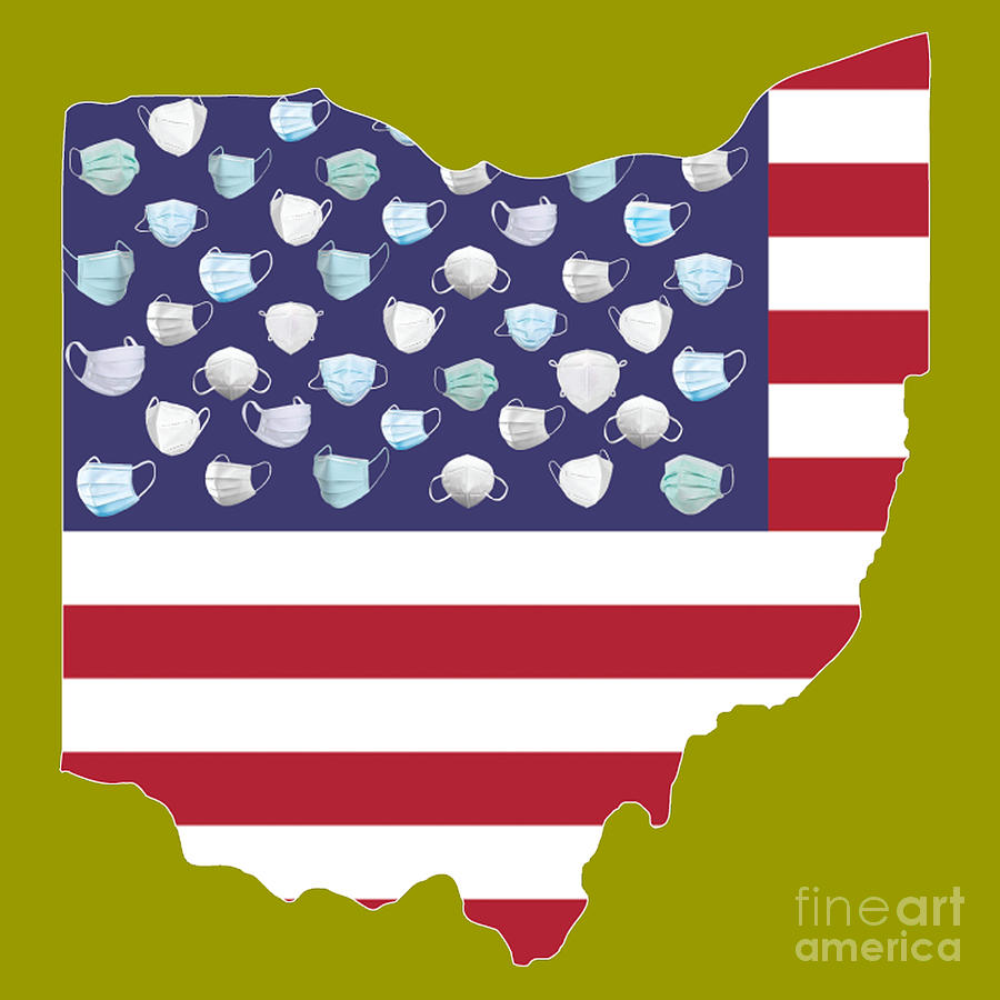 State Of Ohio Digital Art