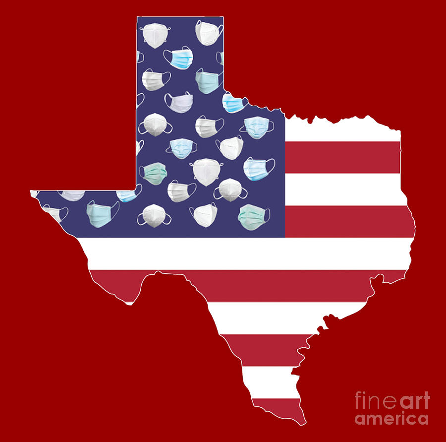 State of Texas Digital Art by Fei A