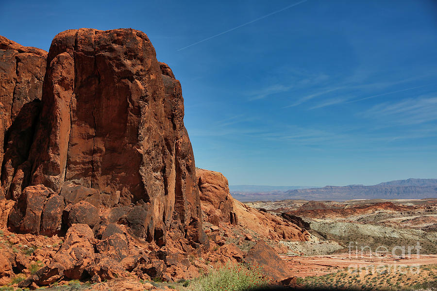 Nature Photograph - State Park Valley of Fire Nevada Color  by Chuck Kuhn
