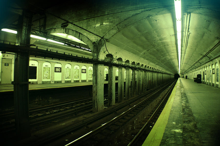 Station at 190th St. Photograph by Titaniumdoughnut Station at 190th St. Photograph by Titaniumdoughnut