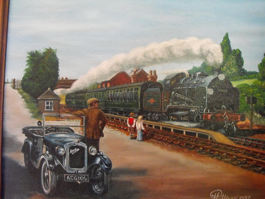 Station Painting by HH Palliser