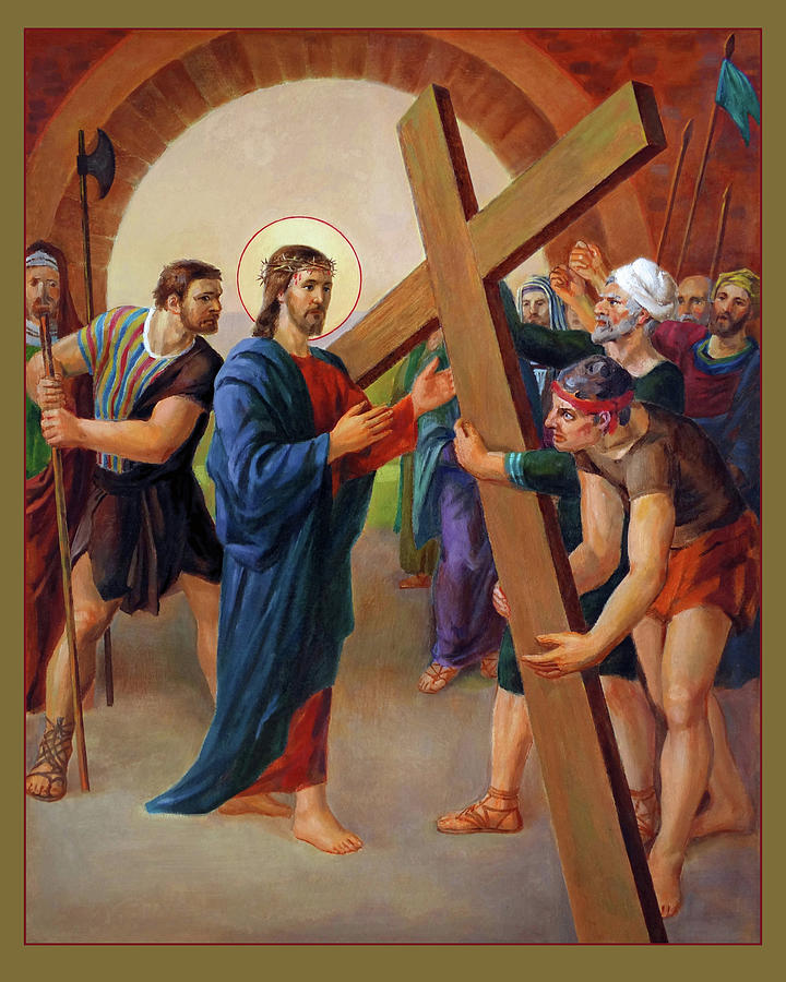 Stations Of The Cross 2 Painting