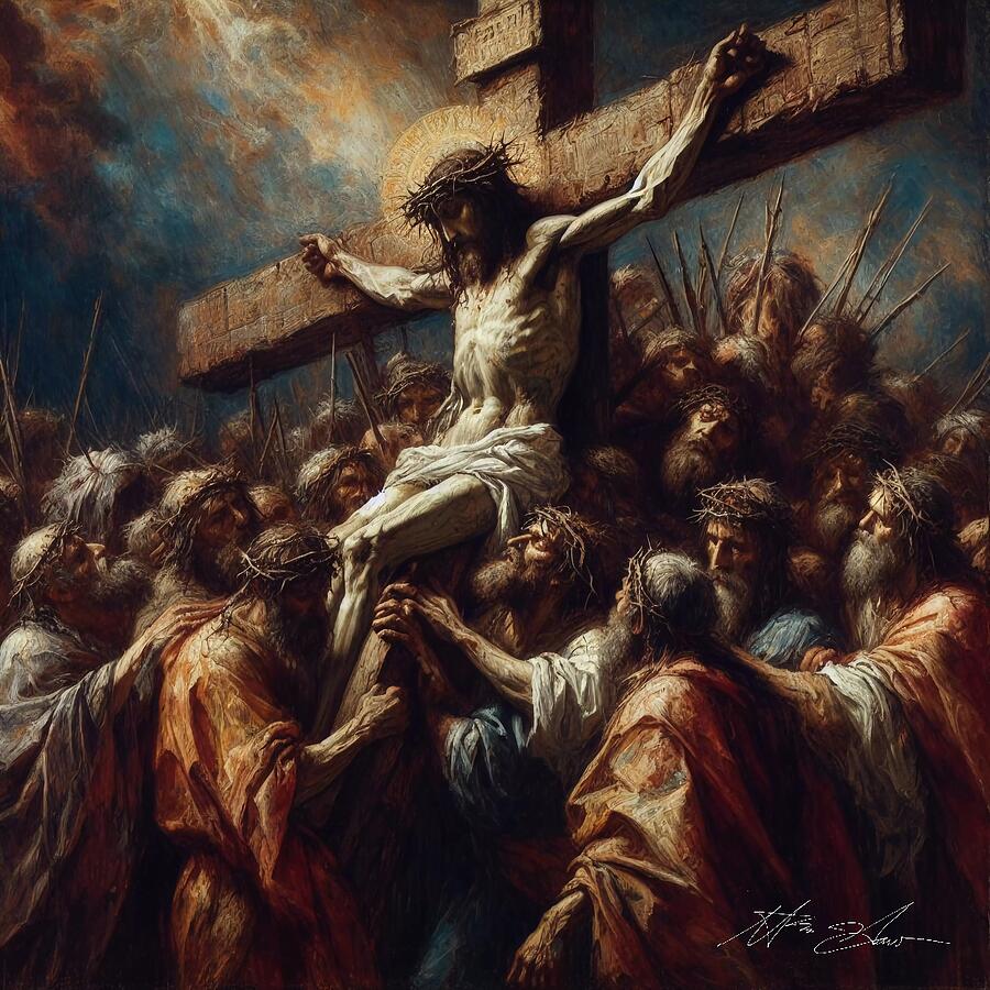 Stations of the Cross - A114 Digital Art by Steven Harris - Fine Art ...