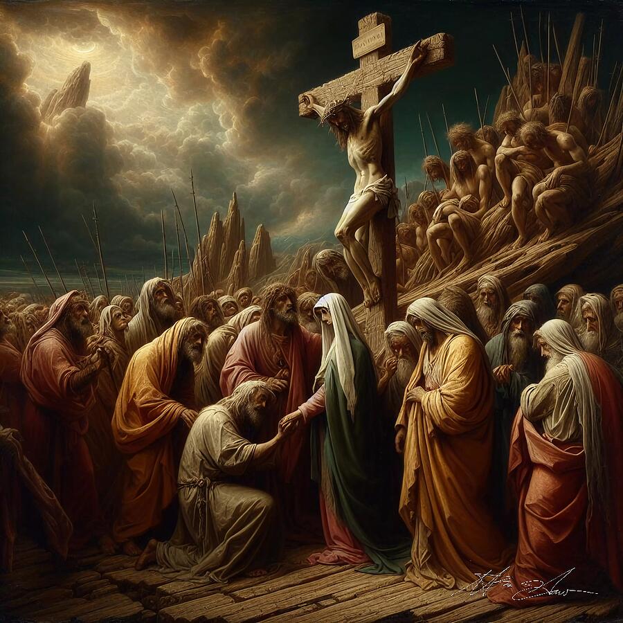 Stations of the Cross - A149 Digital Art by Steven Harris - Fine Art ...