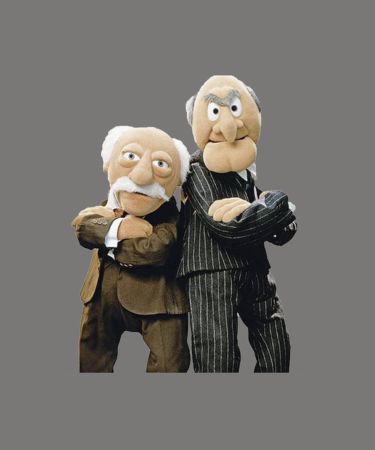 Statler and Waldorf Classic Painting by Pete Neil | Fine Art America