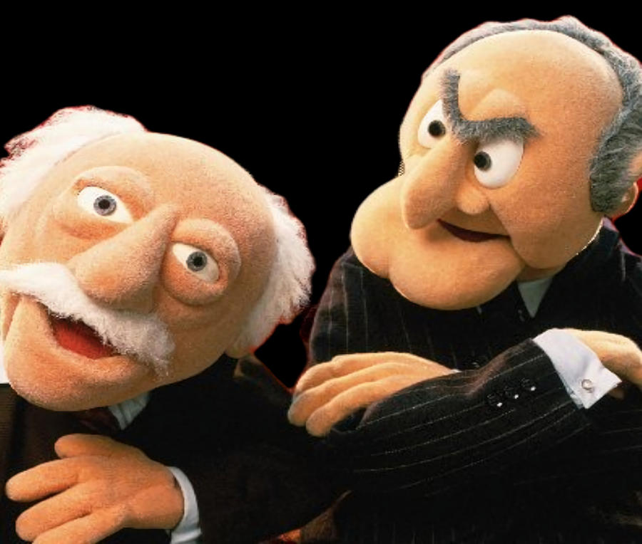 Statler and Waldorf Poster cool tumblr Painting by Davis Owen - Fine ...