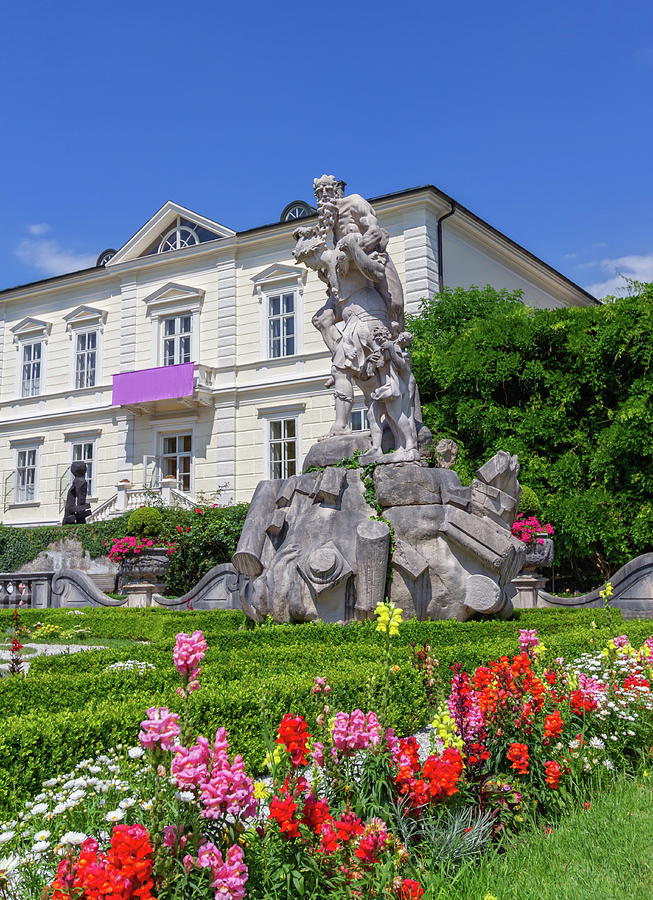 Statue at the Mirabell gardens, Salzburg, Austria Photograph by Elenarts - Elena Duvernay photo
