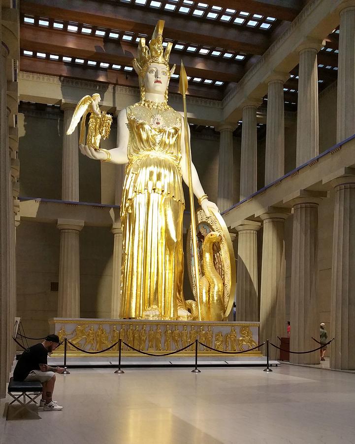 Statue of Athena, Nashville Parthenon Photograph by Craig Wheeler ...